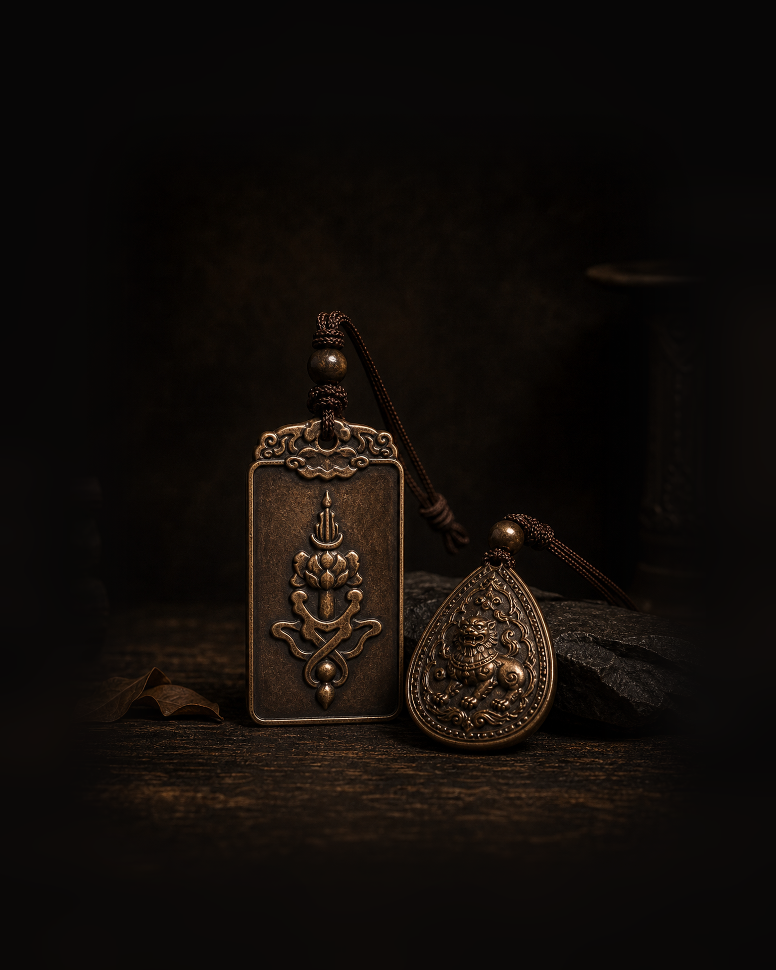 Copper and brass talismans selected by Dao Origin
