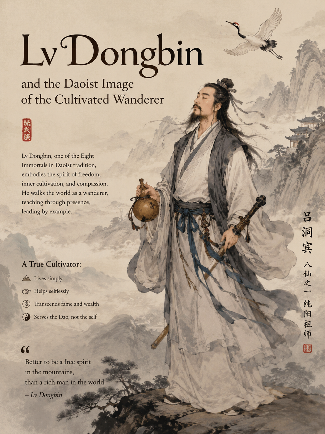 Lv Dongbin and the Daoist Image of the Cultivated Wanderer
