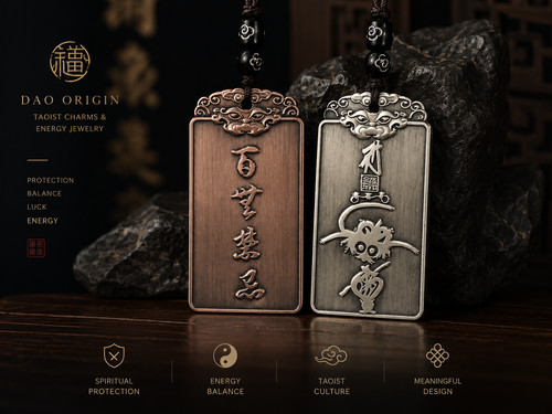 Bai Wu Jin Ji Brass Wushi Guardian Plaque
