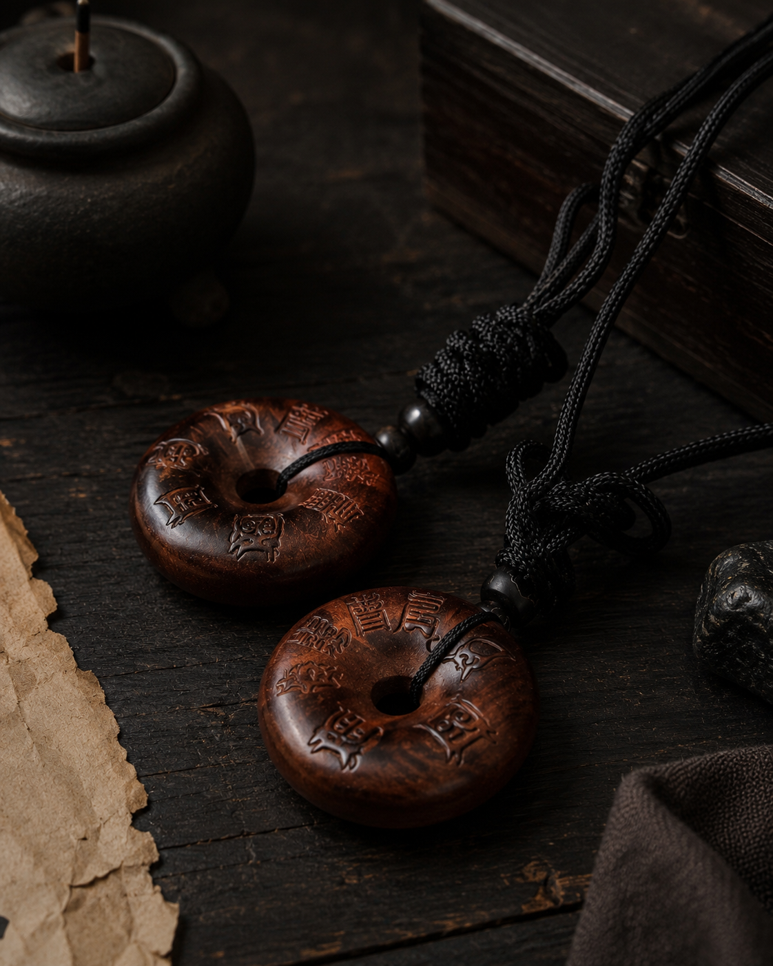 Five Sacred Mountains and Heavenly Cross Pendant