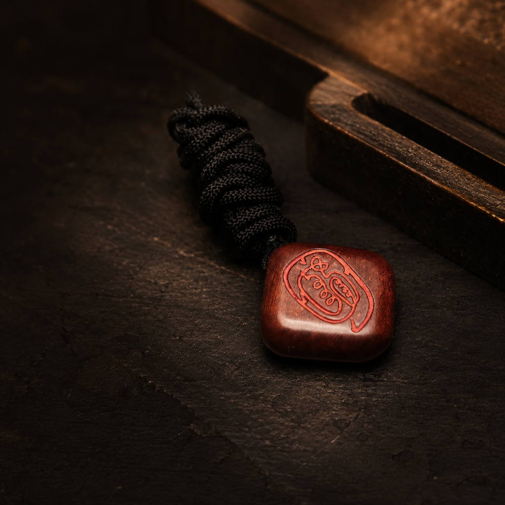 Golden Light and North Dipper Small Square Pendants