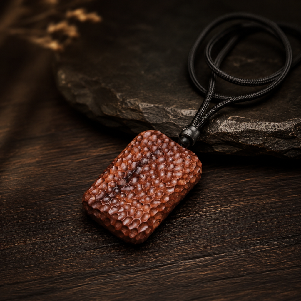 Hammered Texture Plain Peace Plaque