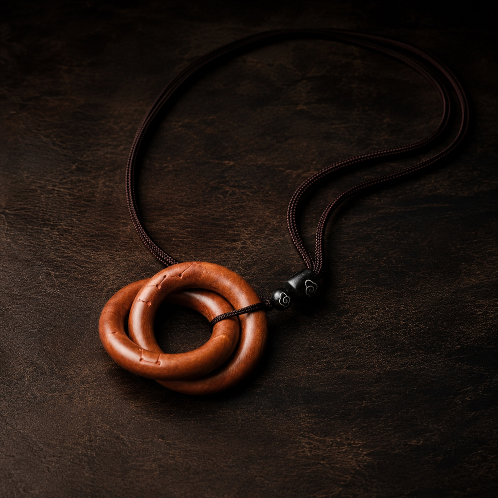 South and North Dipper Qian Kun Ring Pendant
