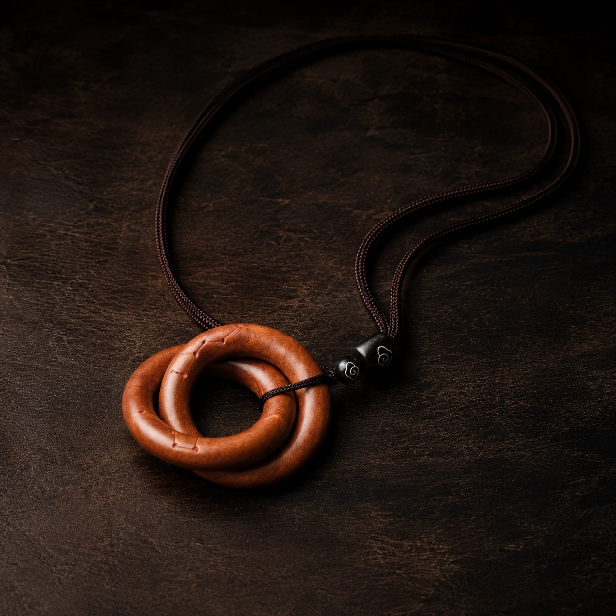 South and North Dipper Qian Kun Ring Pendant
