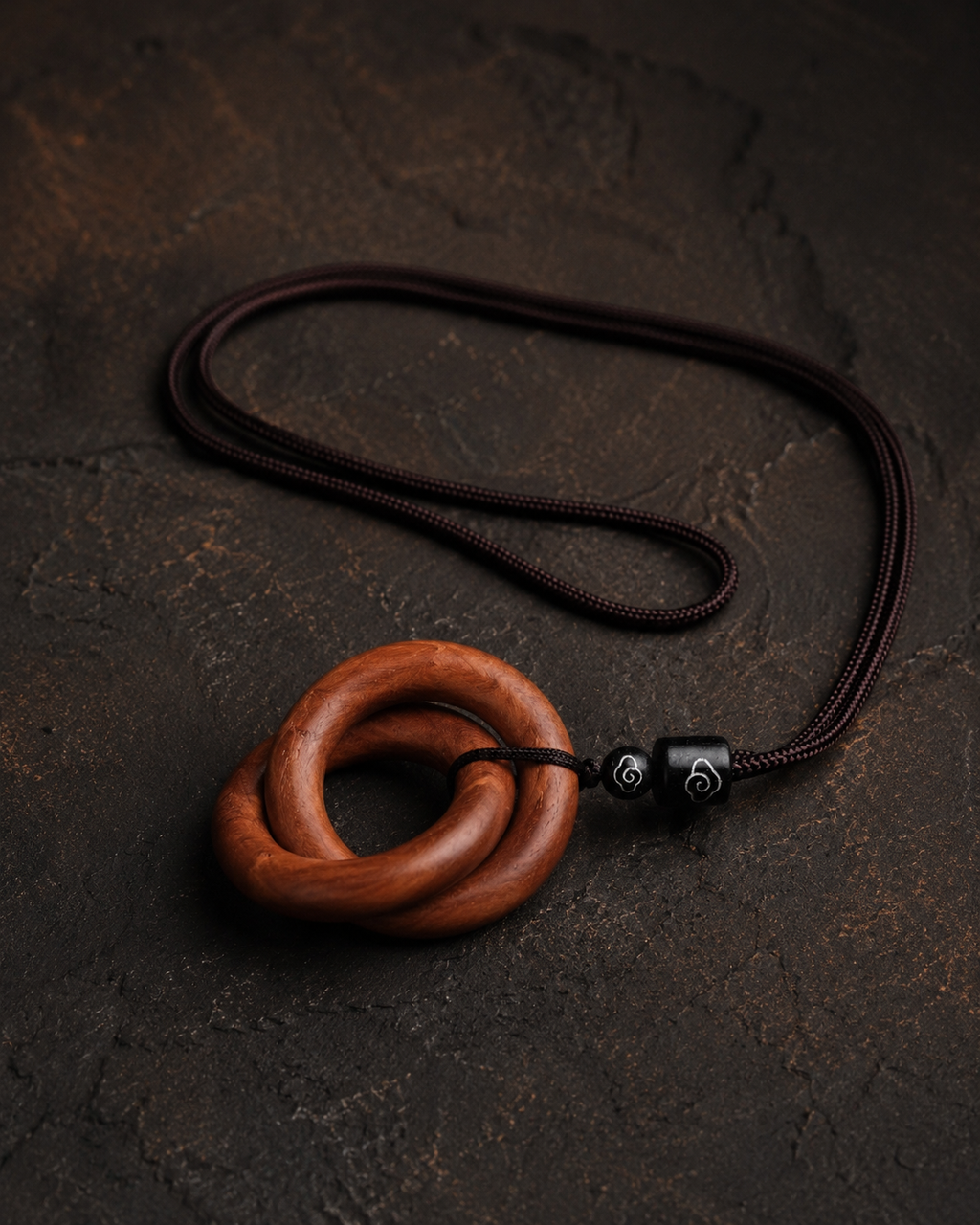 South and North Dipper Qian Kun Ring Pendant