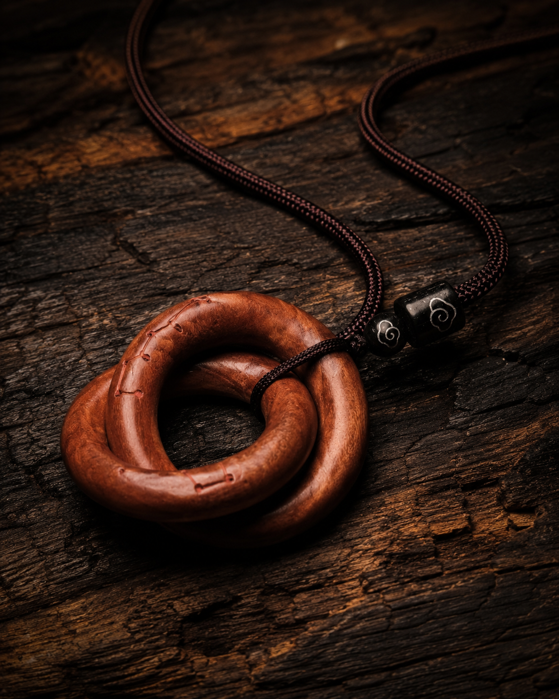 South and North Dipper Qian Kun Ring Pendant