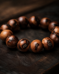 Thunderstruck Jujube Wood Bead Bracelet