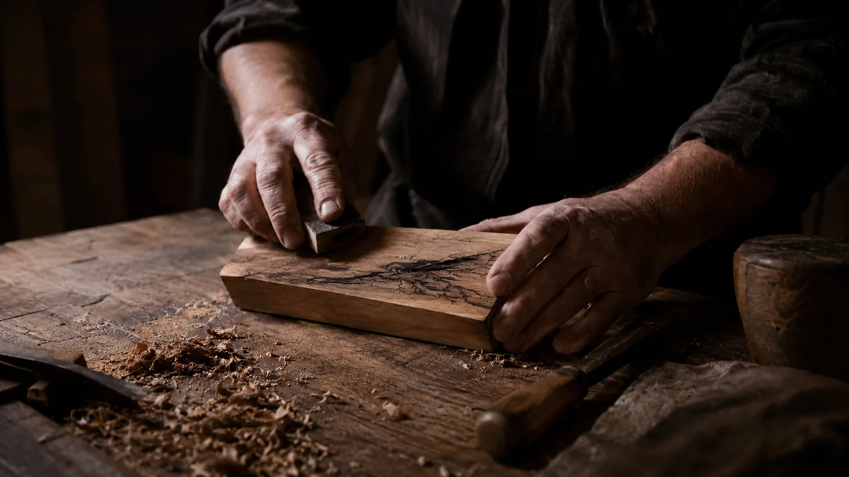 The hand waits.
